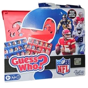 Hasbro Guess Who? NFL Edition Red and Blue Travis Kelce 32 Teams Represented